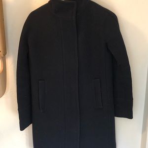 J Crew Stadium wool coat in navy